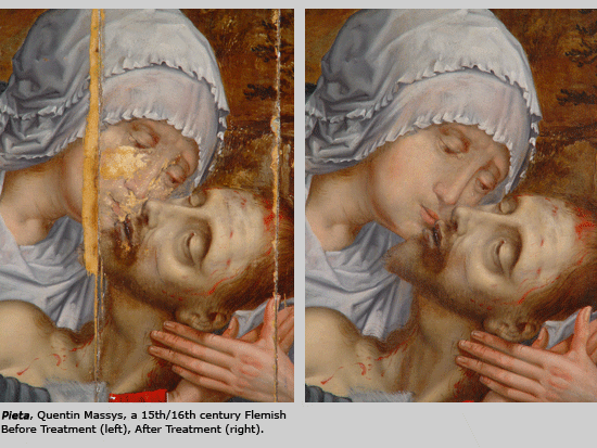 Painting restoration and conservation