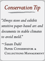 Paper Conservation Tip Susan Duhl
